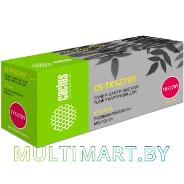 Картридж CACTUS CS-TK5270Y (аналог Kyocera TK-5270Y)